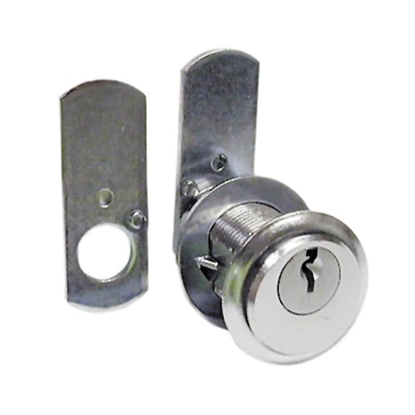 National Lock 1-.75 In. Cylinder Pin Tumbler Locks With Key 915 - Dull Chrome N8109 26D 915 - main